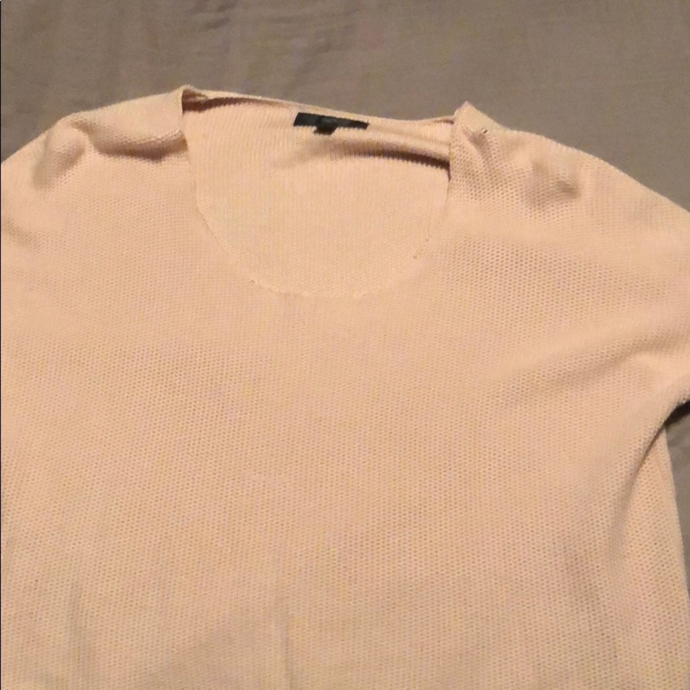 Tan target sweater